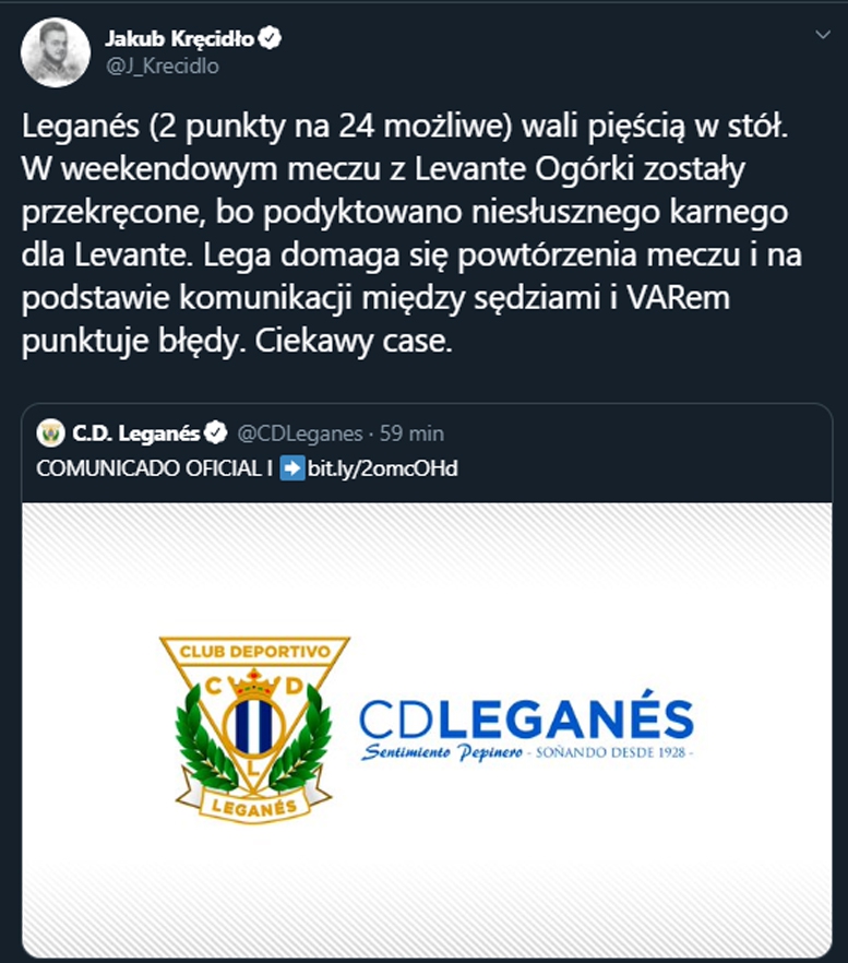 OFICJALNIE! Klub z LaLiga domaga się powtórzenia meczu!